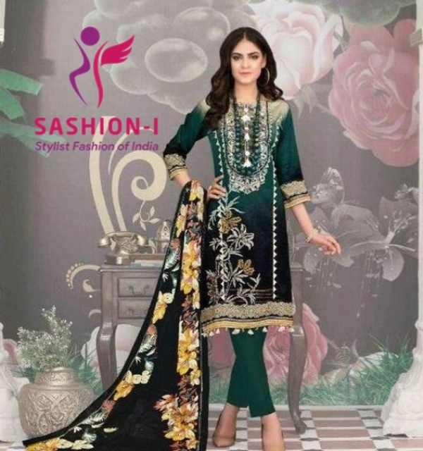 Aishani Drishya Semi-Stitched Suit